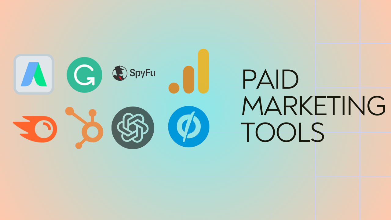 Paid marketing tools